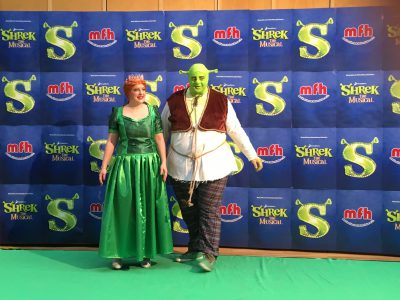 Shrek und Fiona Pressetermin -journalismus