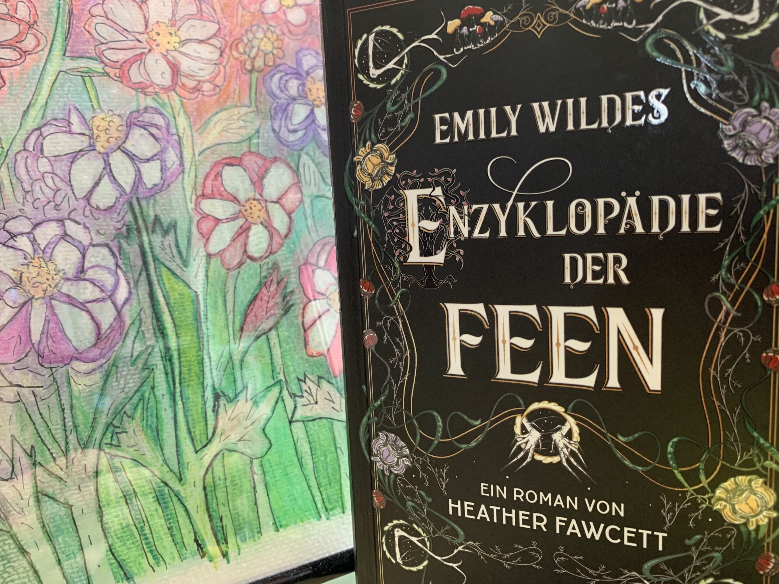 Titelbild Emily Wildes Enzyklopädie der Feen von Heather Fawcett