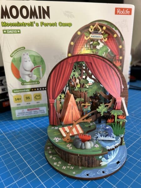 Meine kleine Muminwelt (unbezahlte Werbung) | SCHREIBBLOGG 2026 "Moomin Forest camp" Rolife - Mumin Welt