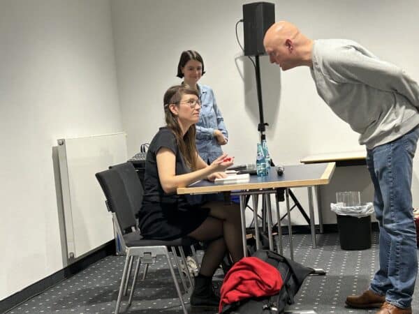 Frankfurter Buchmesse 2026. Elena Fischer, Stefanie Uhlig, Thor Ruoff