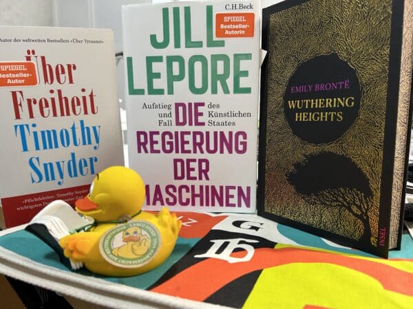 Frankfurter Buchmesse 2026: Timothy Snyder "Über Freiheit". C. H. Beck 2026. Jill Lepore "Die Regierung der Maschlinen" C. H. Beck 2026. Emily Bronte "Wuthering Heights" Inselverlag 2025:
